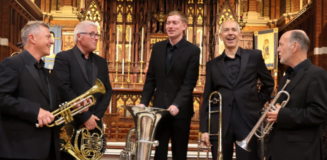 Thursday 4 July – Lunchtime Concerts – Brook Brass – Dave Clewlow, Clive Miller, Tim Sullivan, Dave Wallace & Chris Bearman