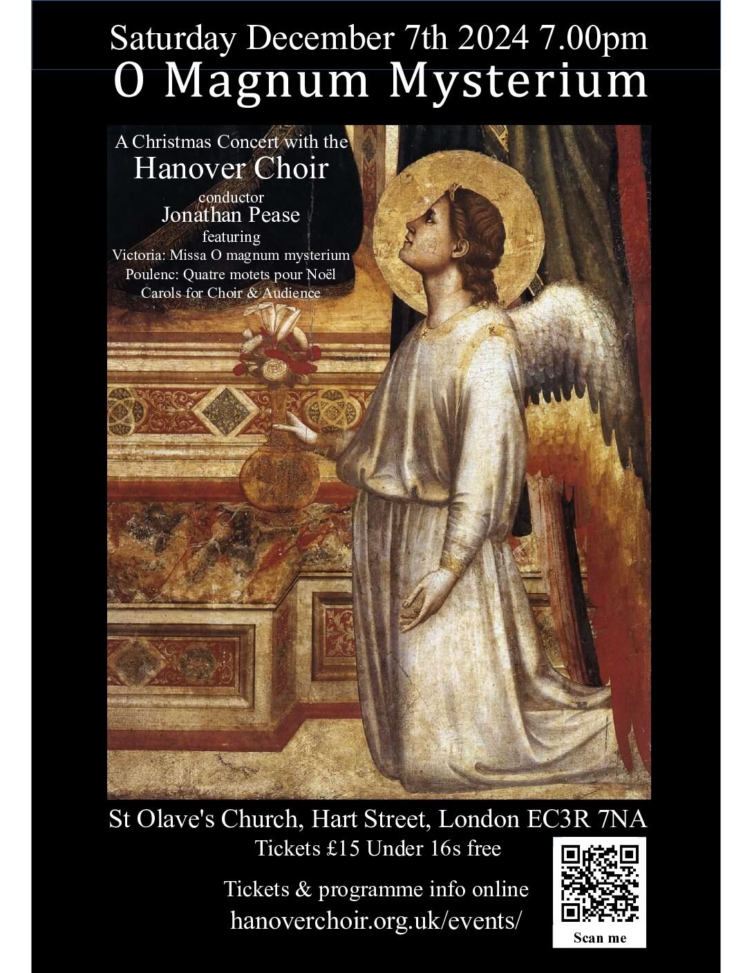 You are currently viewing Hanover Choir Christmas Concert – Sunday 7 December – 7pm