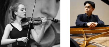 Lunchtime Concerts – Thursday 6th February – Yente Lottman Violin Jeremy Chan Piano