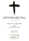 Ash Wednesday – 05 March 2025