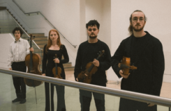 Lunchtime Concerts – Thursday 24 April – QUARTET CONCRÈTE Anna Brown, Leon Human Violins Dominic Stokes Viola Joseph Barker Cello
