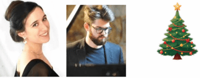 Lunchtime Concerts – Thursday 18 December – Christmas Concert – Adaya Peled Soprano, William Bracken Piano