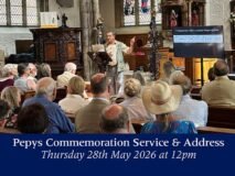 Thursday 28th May 2026 – Pepys Commemoration Service followed by Address