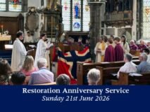 Sunday 21st June 2026 at 11am – Restoration Anniversary Service
