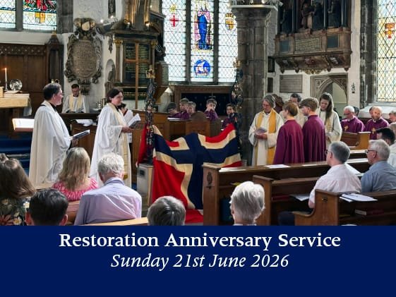 Sunday 21st June 2026 at 11am – Restoration Anniversary Service