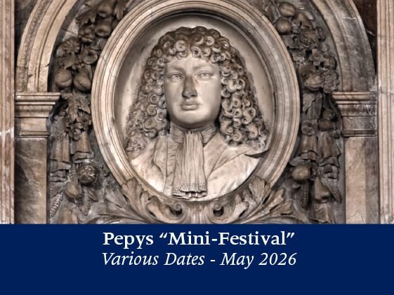 You are currently viewing May 2026 – Pepys ‘Mini Festival’