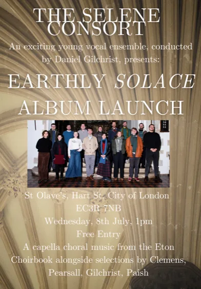 You are currently viewing Lunchtime Concerts – Wednesday 8 July – The Selene Consort