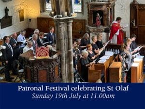 Read more about the article Sunday 19th July 2026 – Patronal Festival celebrating St Olaf