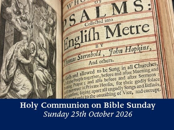You are currently viewing Sunday 25th October 2026 – Bible Sunday at St Olave Hart Street
