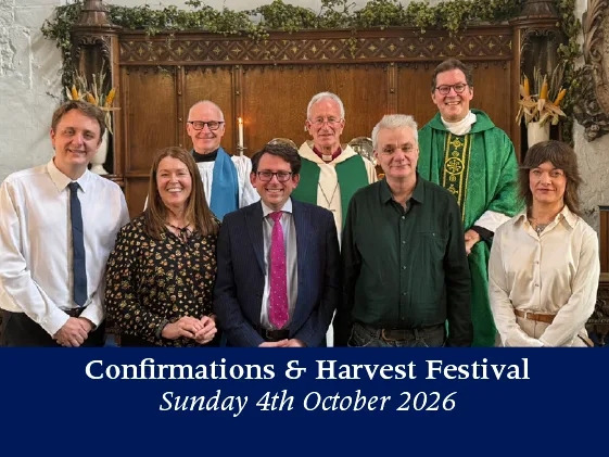 You are currently viewing Sunday 4th October 2026 – Confirmation & Harvest Festival