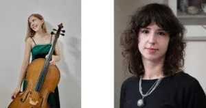 Read more about the article Lunchtime Concerts – Wednesday 7 October – Lisa Dolgouchine Cello Maria Kustas Piano