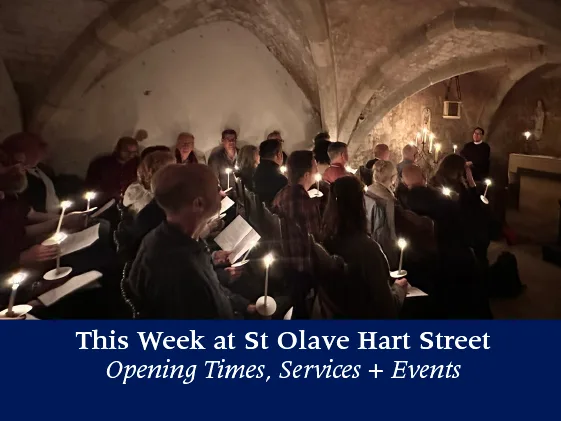 You are currently viewing This Week at St Olave Hart Street – Church Services, Recitals & Events in the City of London